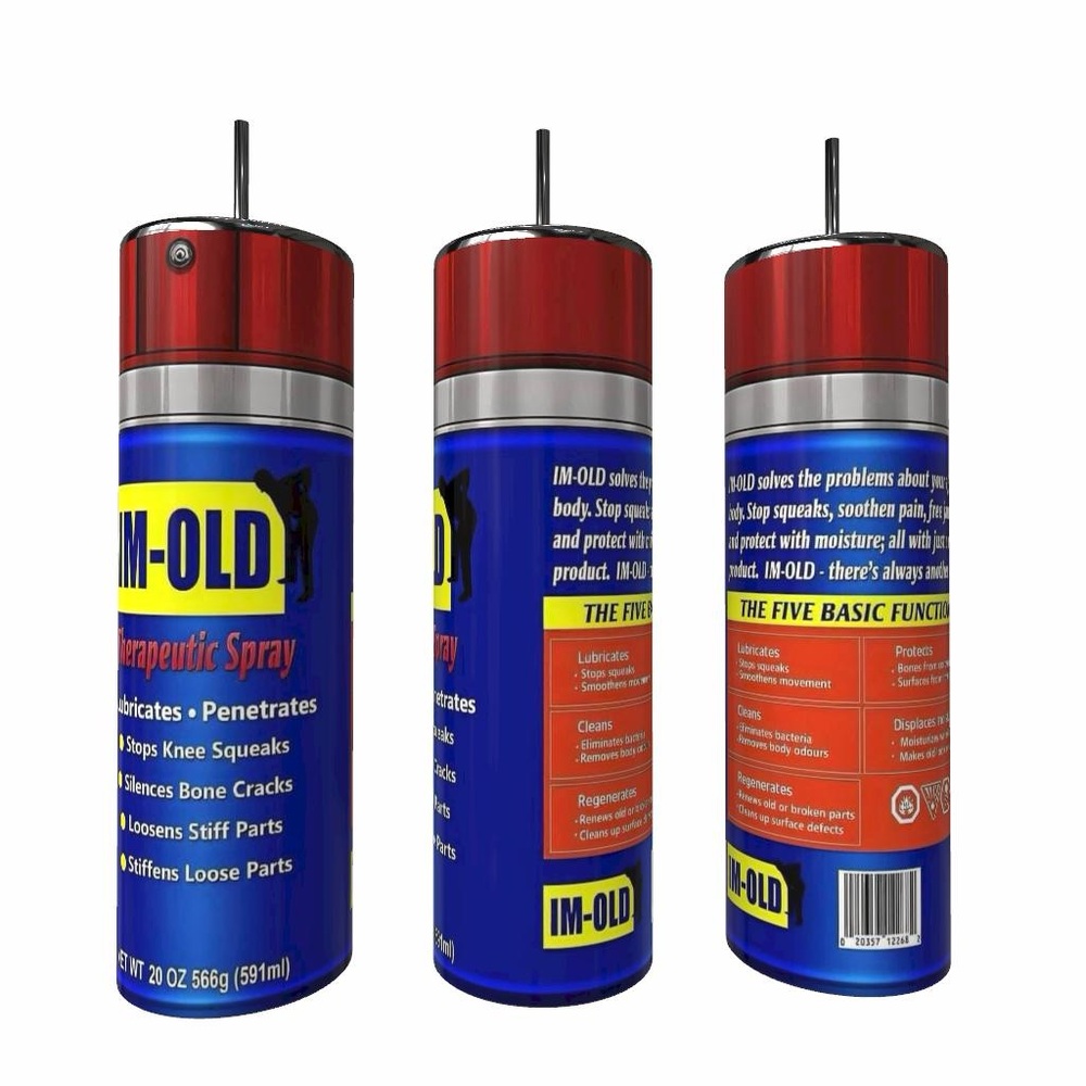 lm Old Faux Spray Humor Tumbler